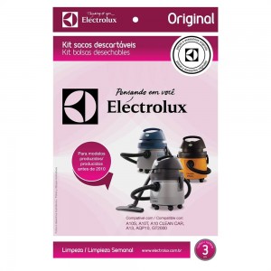 Saco descartável para aspirador de pó Electrolux A10S, A10T, A10 Clean Car, A13 e GT2000